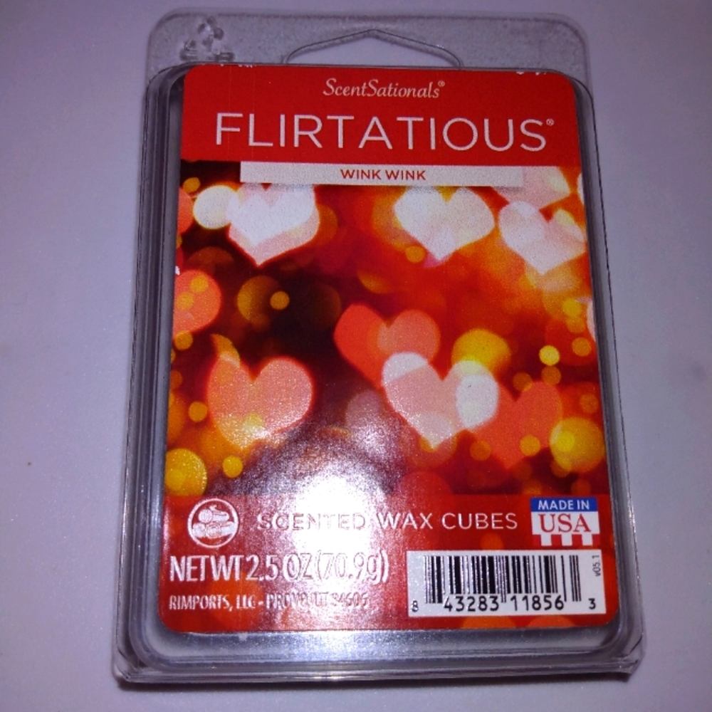 Scent Sationals- Flirtatious, Wink, Wink, Scented Wax Cubes 2.5oz